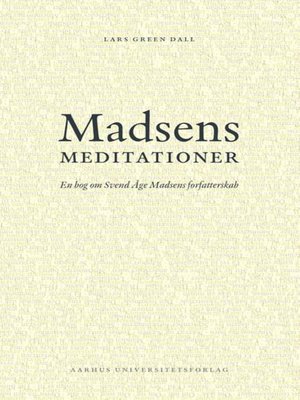 cover image of Madsens meditationer